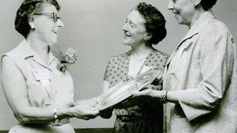 Photograph from World Physiotherapy 1956 congress in New York